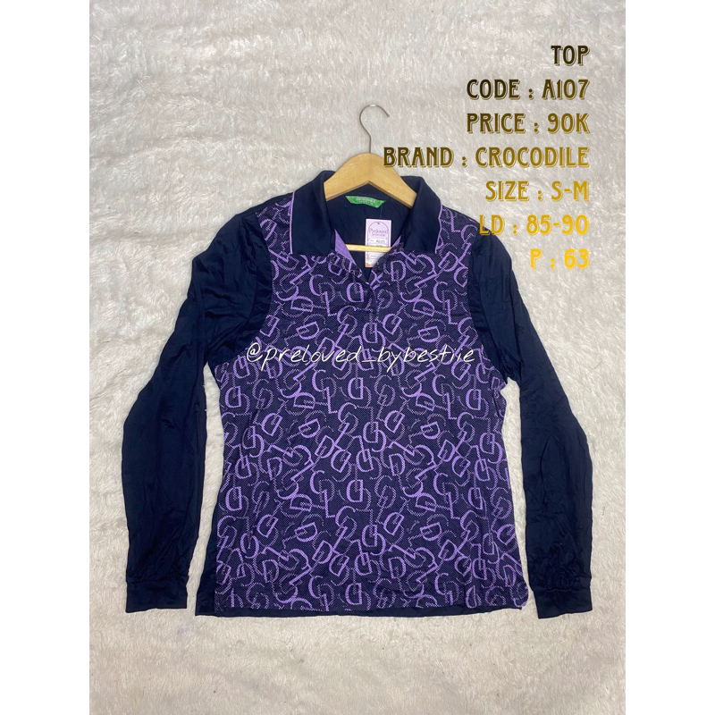 baju golf ladies wanita second ori