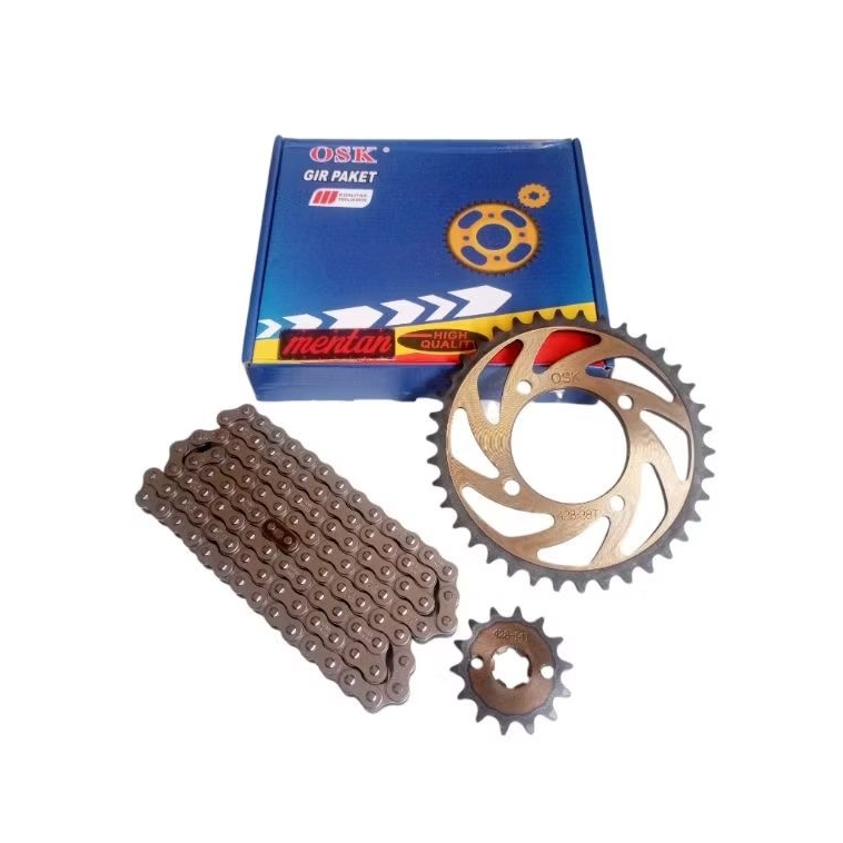 OSK GEAR GIR SET PAKET JUPITER MX NEW 135 5 SPEED 428H 112L 38T 14T