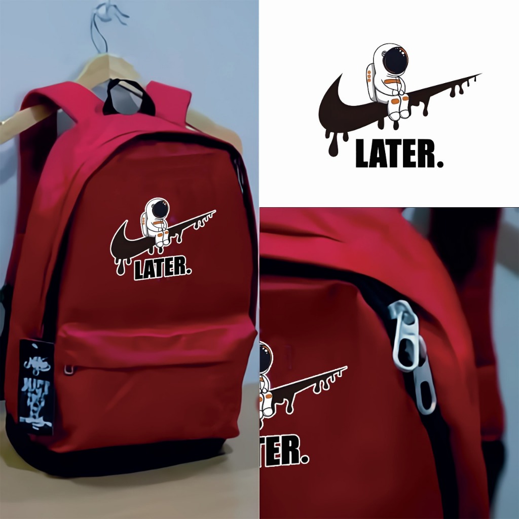 RANSEL Tas Sekolah Kualitas PremiumRansel Wanita Jaring Perguruan Tinggi Tahan Air Tas Sekolah