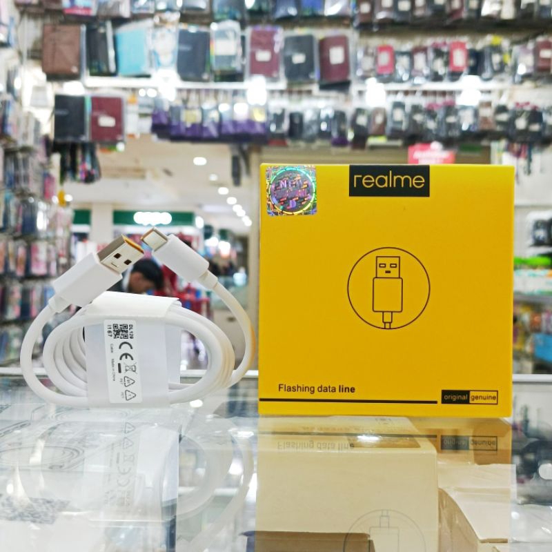 USB CABLE FAST CHARGING / KABEL ORIGINAL REALME ( SUPERVOOC 6A )