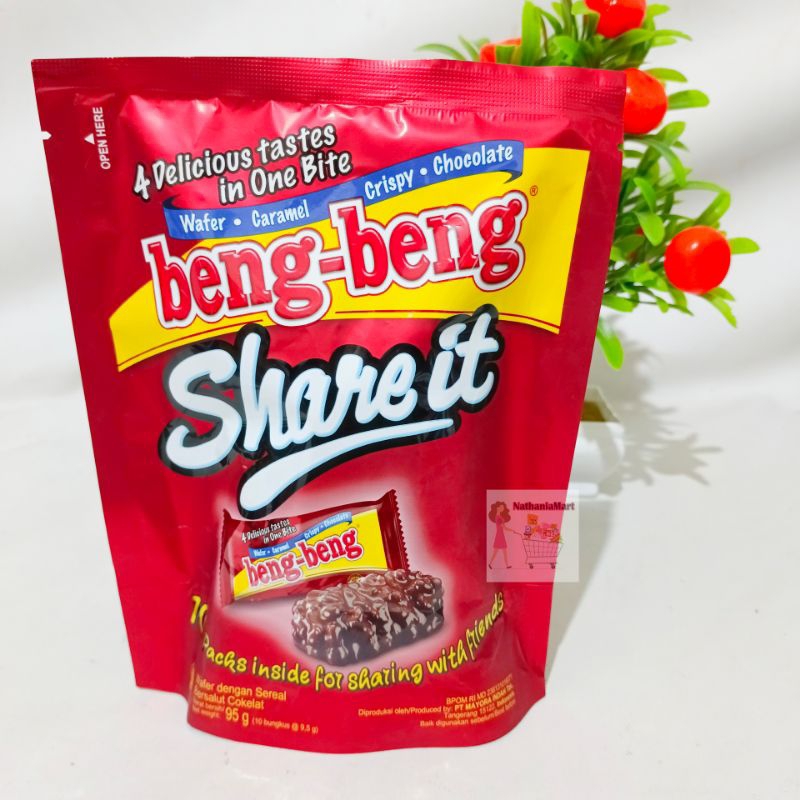 

Beng Beng Share It 80gr isi 10 Pcs @8gr