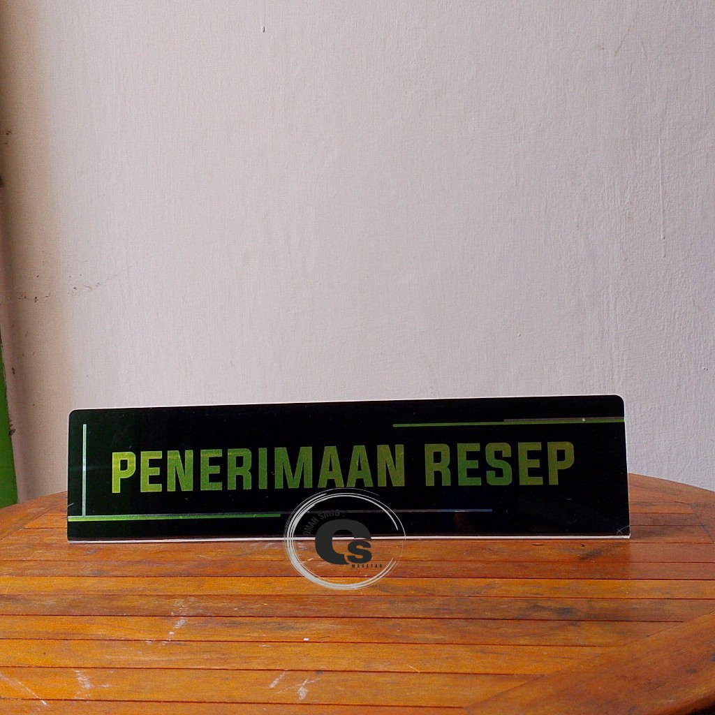 

Akrilik Penerimaan Resep - Apotek - Farmasi - kesehatan - Akrilik Meja Lipat