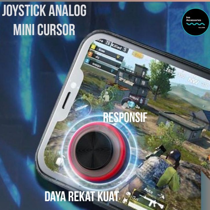 Joystick Analog mini Kursor Gaming  BUTTON Anti Slip Ff Pubg Mobile Legends Codm warna random