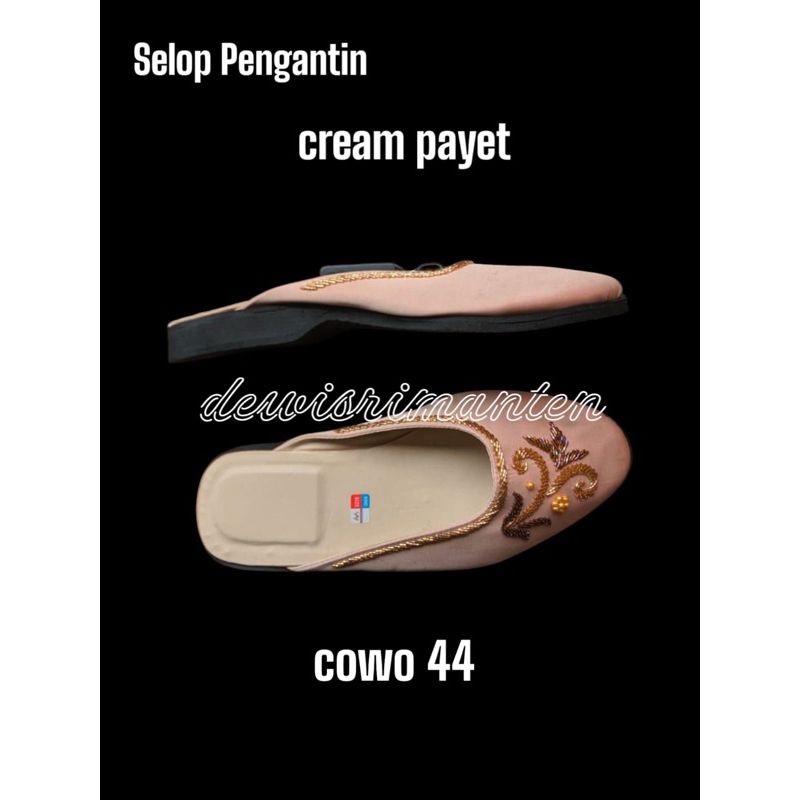 Selop pengantin pria/Sepatu pria