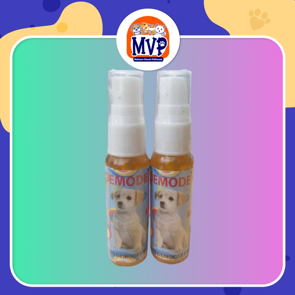 Demodex Dog Spray 30 ml - Obat Anti Demodex Mites, Invermectin , Gatal Iritasi Kulit Anjing