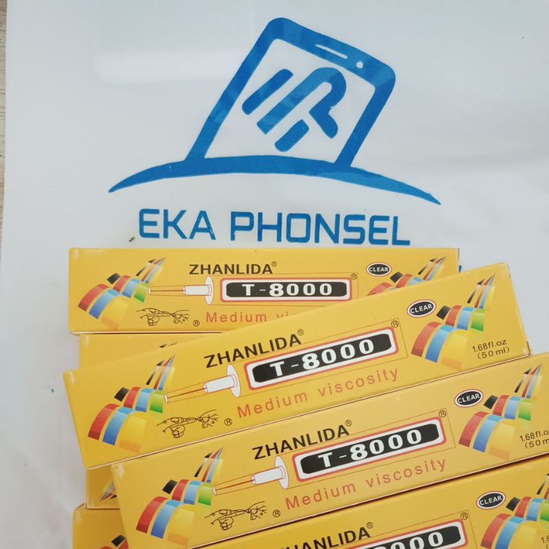 

(P) Lem TOUCHSCREEN T8000 LIQUID GLUE OPTICAL CLEAR / Lem serbaguna ZHAN LI DA