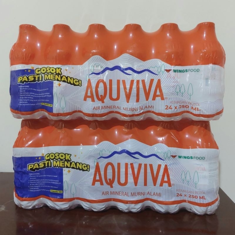 

Aquviva Air Mineral Botol 250ml 1 doz isi 24 Wings