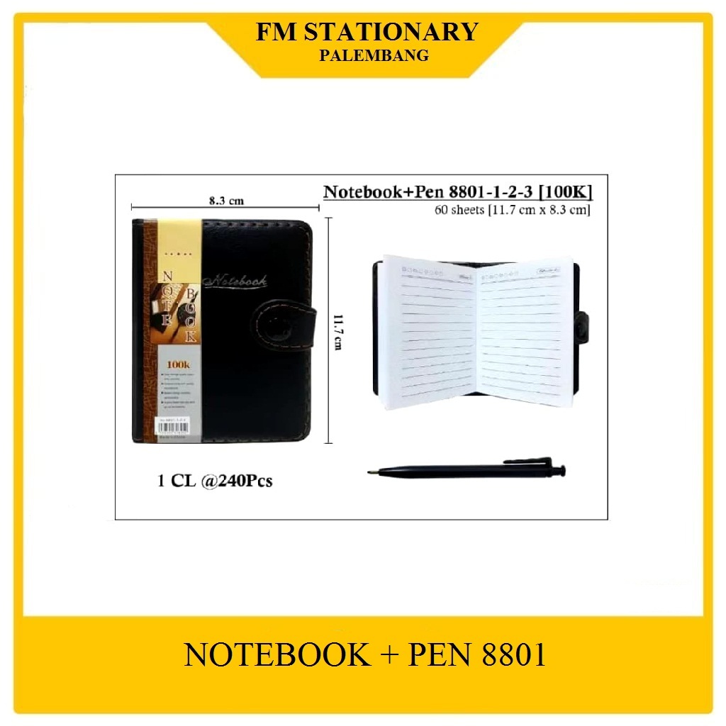 

Notebook+Pen /Buku agenda / Notebook