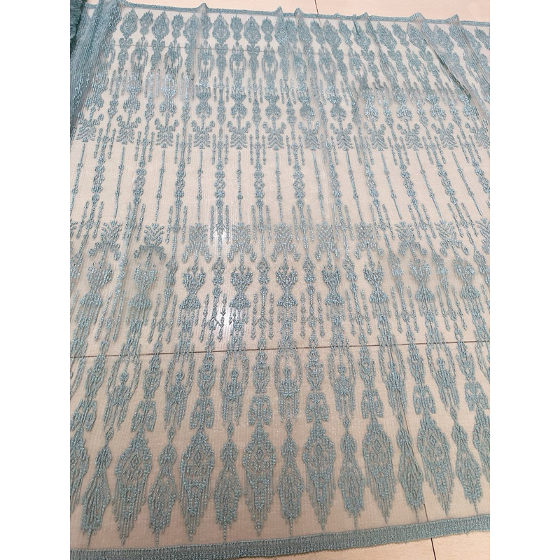 organza plisket sapto etnik, organza bordir