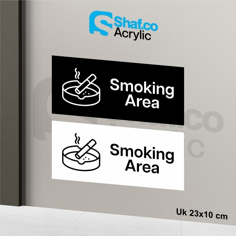 

STICKER SMOKING AREA // STIKER // RAMBU-RAMBU // 2MM