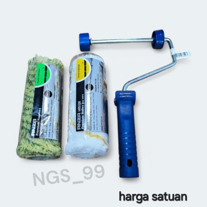 Anza 7" kuas rol cat tembok,plafon dan langit langit