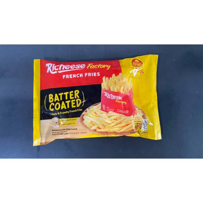 

RICHEESE KENTANG FRENCH FRIES BATTER COATED 450 G