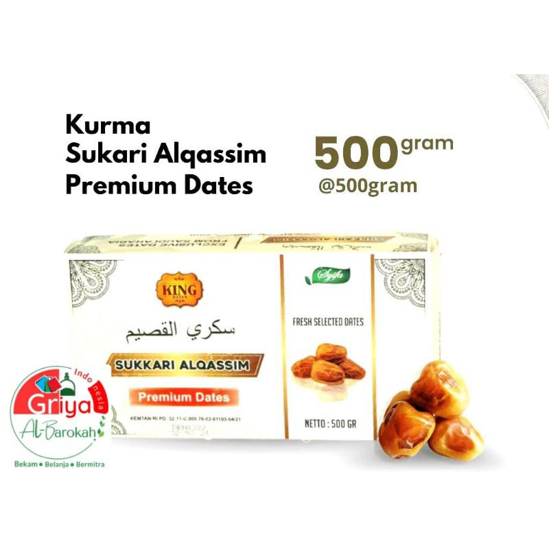 

Kurma sukari box "King" 500gr