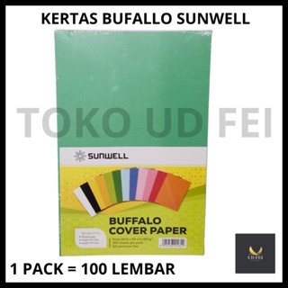 

(1 PACK = 100 LEMBAR) Kertas Bufallo hijau tua/ Kertas Buffallo Warna/ Kertas Warna/ Kertas Bufallo F4