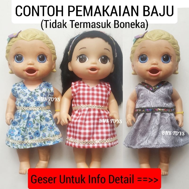 Baju Boneka Alive Melchan Vinyl - Baju Boneka Aliv Reborn Dress Alive