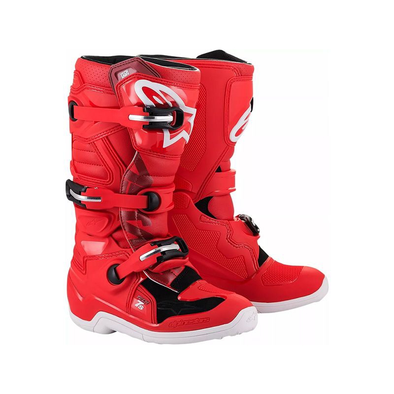 ALPINESTARS TECH 7S MX25 RED YOUTH/ANAK