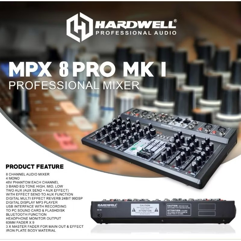 Mixer 8 chanel Hardwell MPX 8 PRO MK I