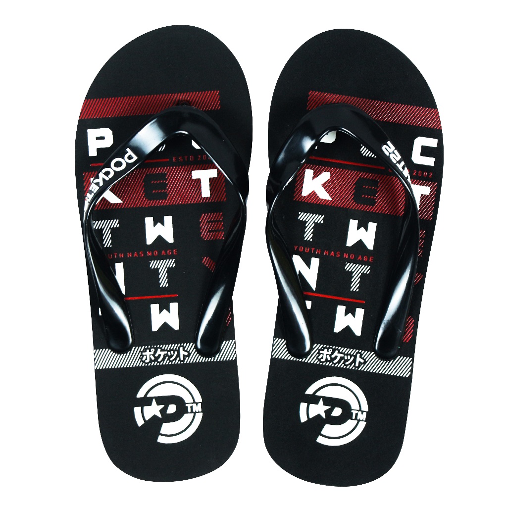 POCKET22 SENDAL FLIPFLOP DEWASA - MOTIF TERBARU - FF 1252 PANAMA SIMPLE DAN NYAMAN DIPAKAI