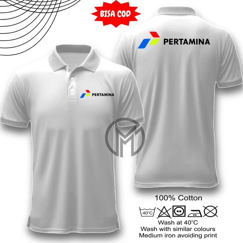 BAJU KAOS POLO TSHIRT PERTAMINA BUMN - KAOS PERTAMINA BUMN - POLOSHIRT PERTAMINA - BAJU PERTAMINA