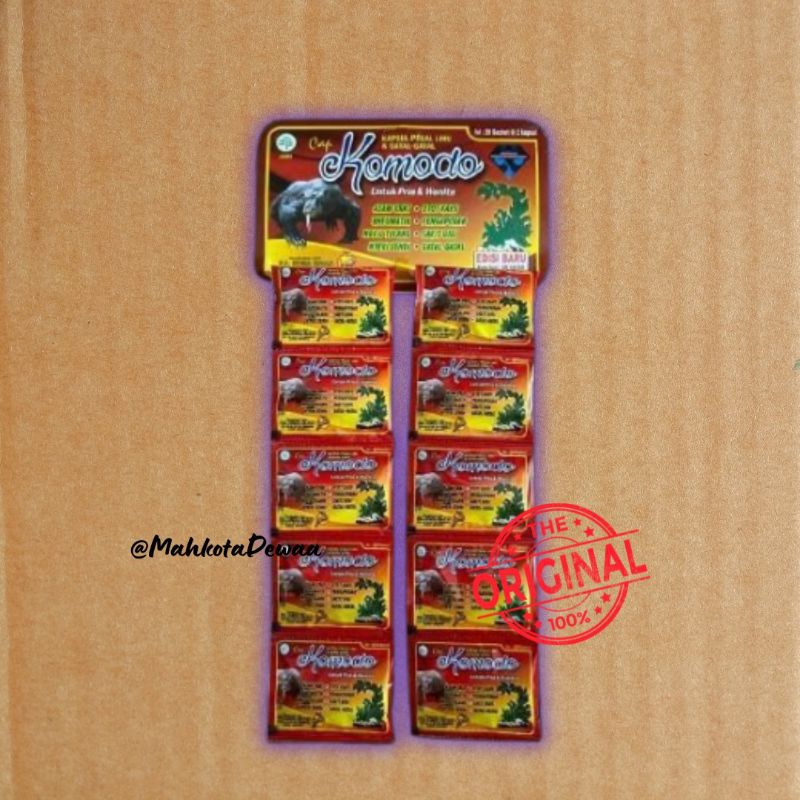 

Kapsul Asam Urat Cap Komodo Original