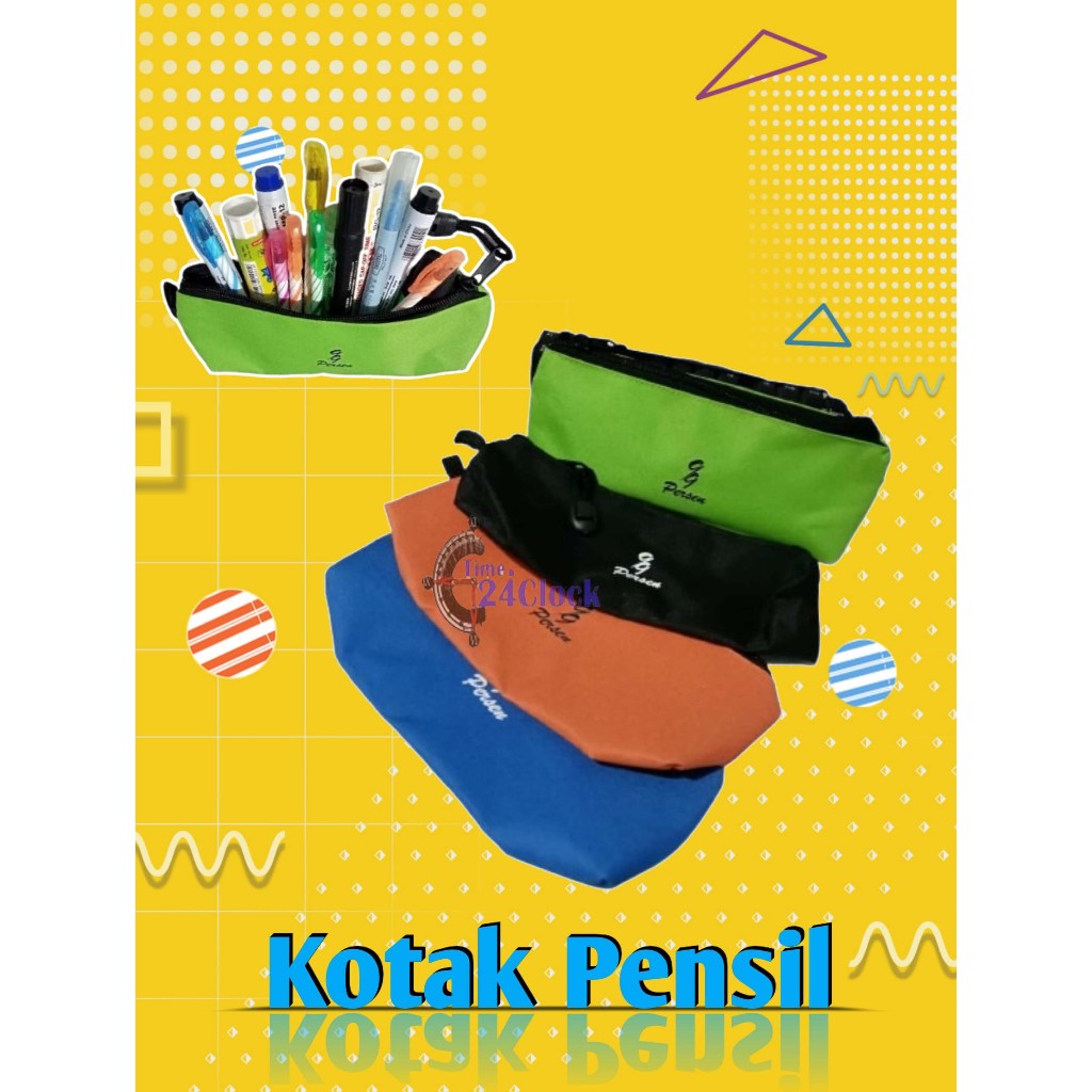 

Kotak Tempat Pensil Gepeng Pencil Case 99 Persen Kotak Pensil Multifungsi Uniseks | Time