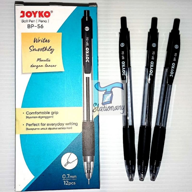 

Bolpoin / pulpen Joyko BP 56 / 0.7 mm (Minim Beli Per 4 Pcs).