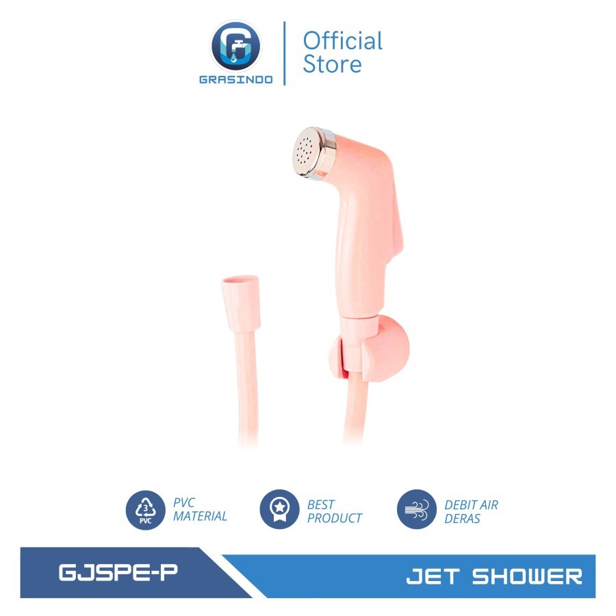 PROMO JET SHOWER SET PENCETAN EMPUK PINK / JET SHOWER TOILET PENCETAN EMPUK PINK / BIDET SHOWER