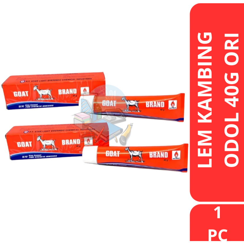 

[1 PCS] Lem Kambing Odol / Lem Sepatu / Lem Serba Guna Goat Ukuran 40 Gram Kecil