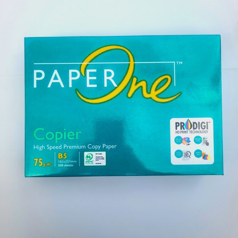 

mh Kertas HVS Paperone B5 75 Gram 1 Rim ( Lembar)