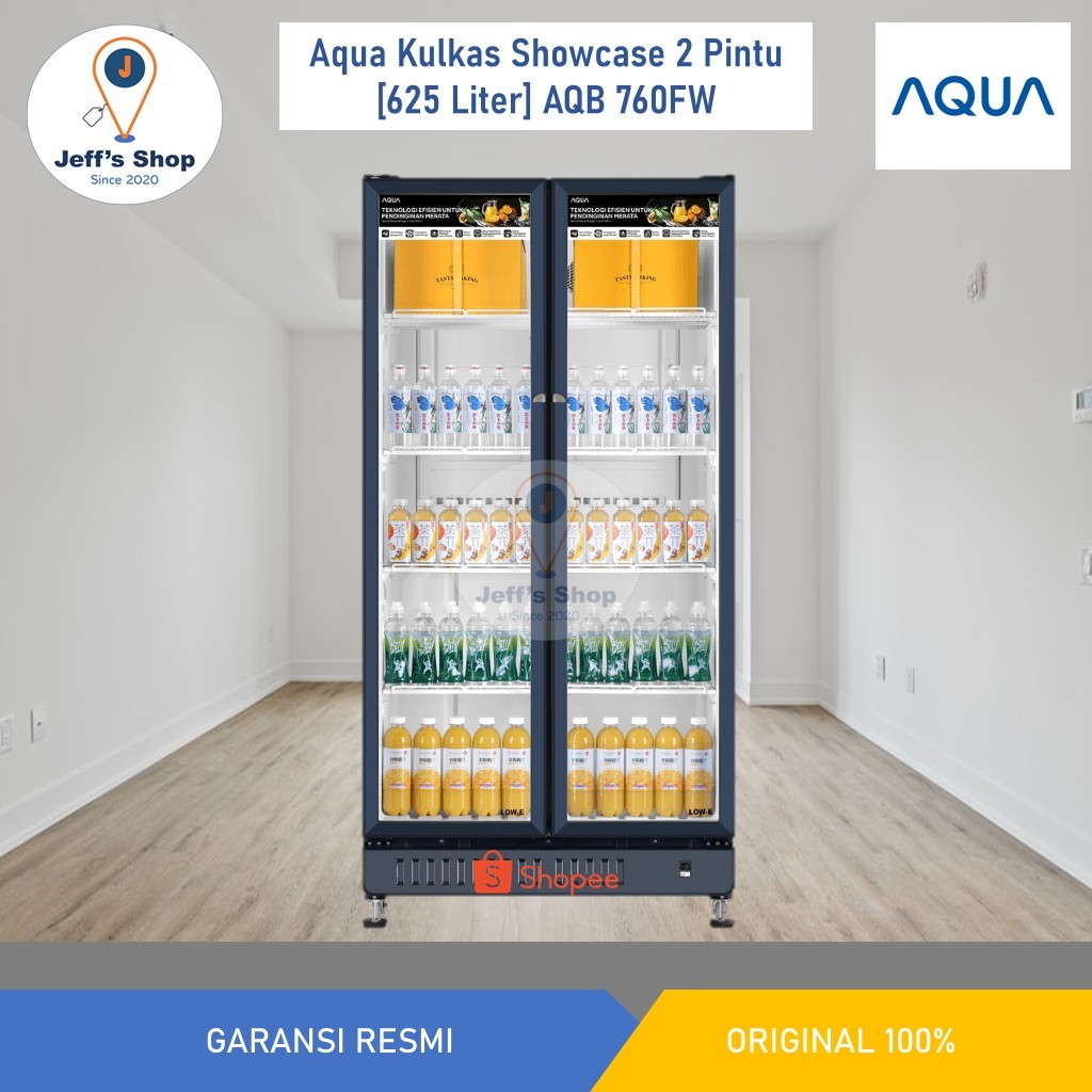 Aqua Showcase 2 Pintu [625 Liter] AQB 760FW