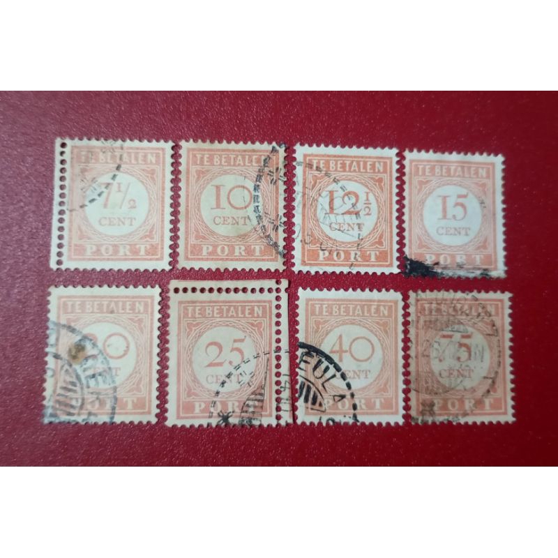 

PRANGKO NED INDIE PORTO ANGKA DAN TULISAN MERAH 1913 - 1940