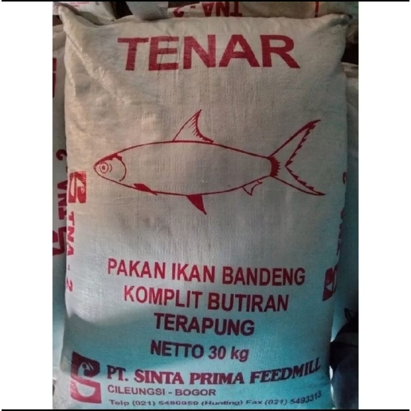 TNA -2 30KG Pakan Ikan Mas, Nila, Mujair dll (Ikan Kecil) TNA 2