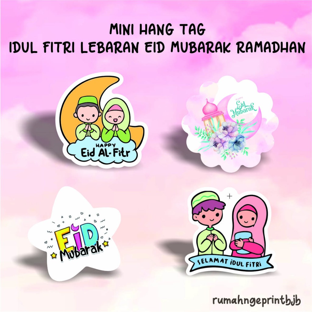 MINI HANG TAG LEBARAN IDUL FITRI RAMADHAN EID FITRI