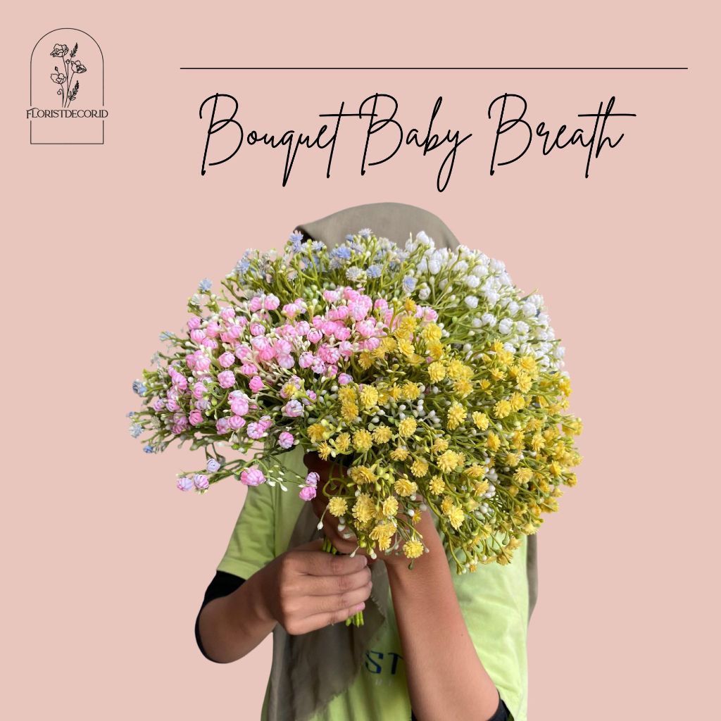 TERMURAH BOUQUET BABY BREATH ARTIFICIAL UNTUK BUKET BUNGA BABY BREATH Wedding Hand Bouquet Buket