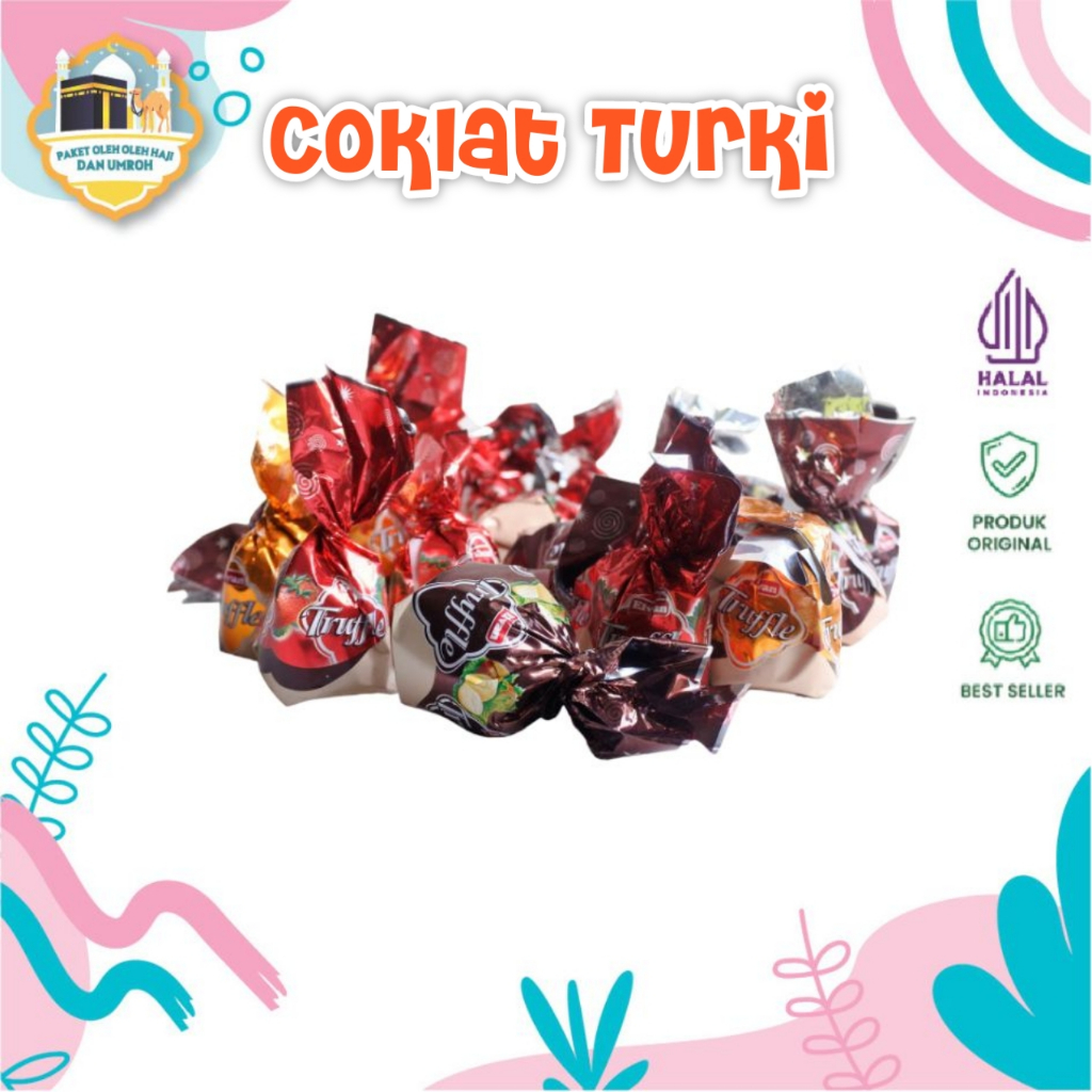 

Coklat Turki Mix - Coklat Arab - Oleh2 haji&umroh Bisa Pergram/Per 1kg