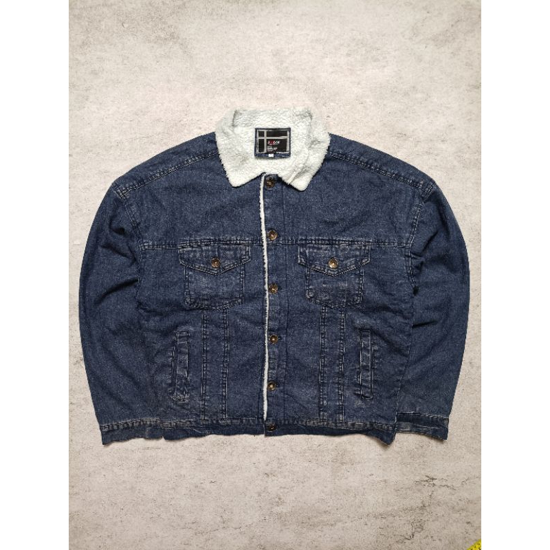 DENIM SHERPA JACKET