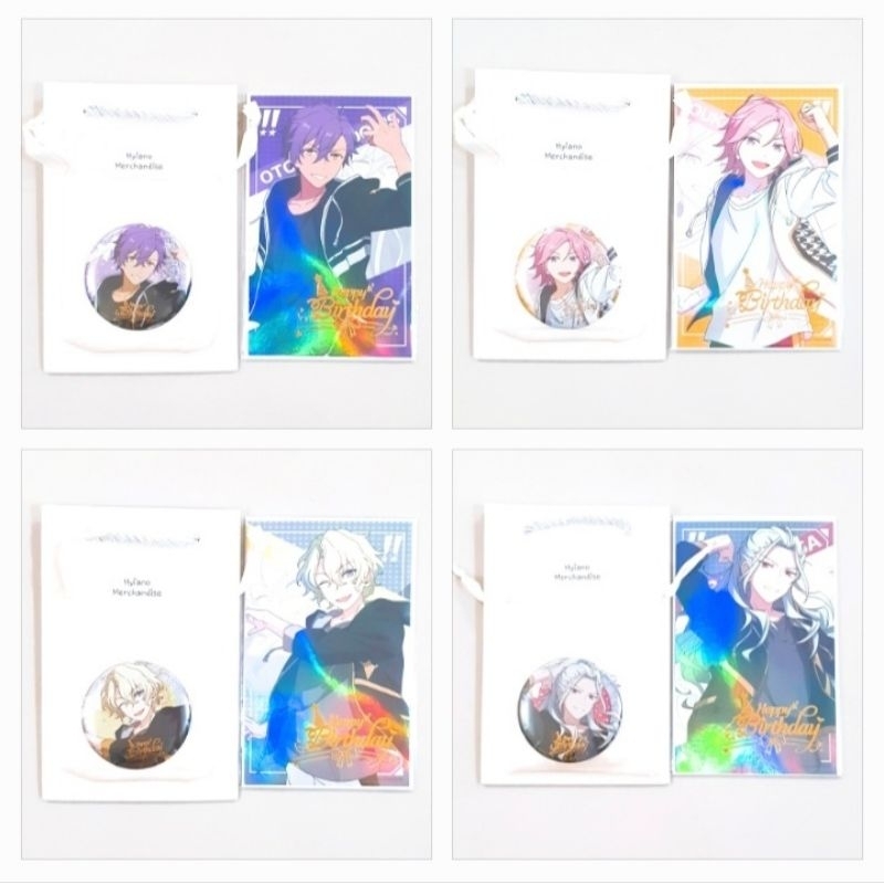 Ensemble Stars Birthday Set Can Badge + Postcard