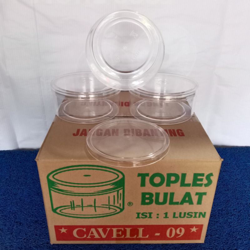 Toples Kue Kering Nastar 500 gram  Bulat Toples Mika Bulat 1/2kg