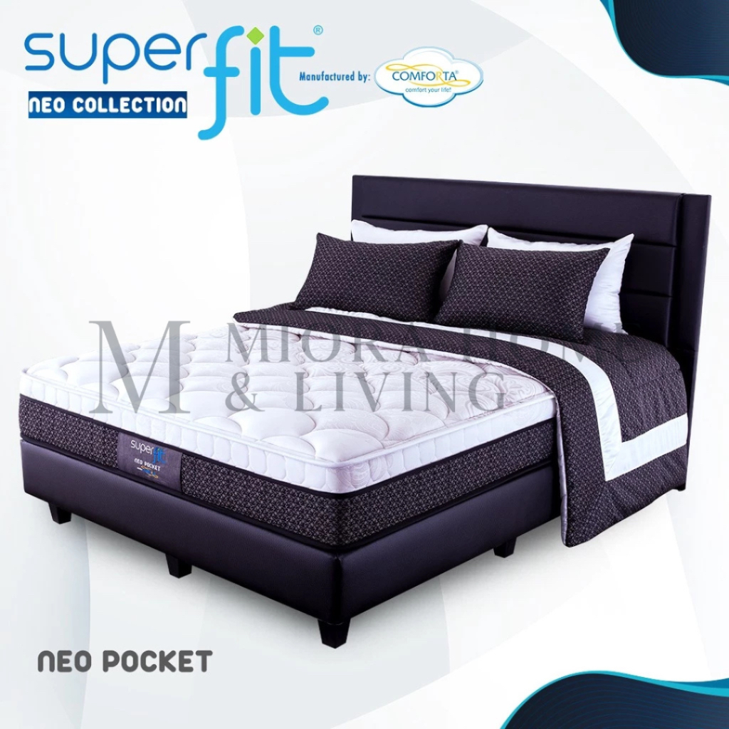 Matras Comforta Neo Pocket Superfit neo collection / Matras Tempat Tidur Kasur Comforta