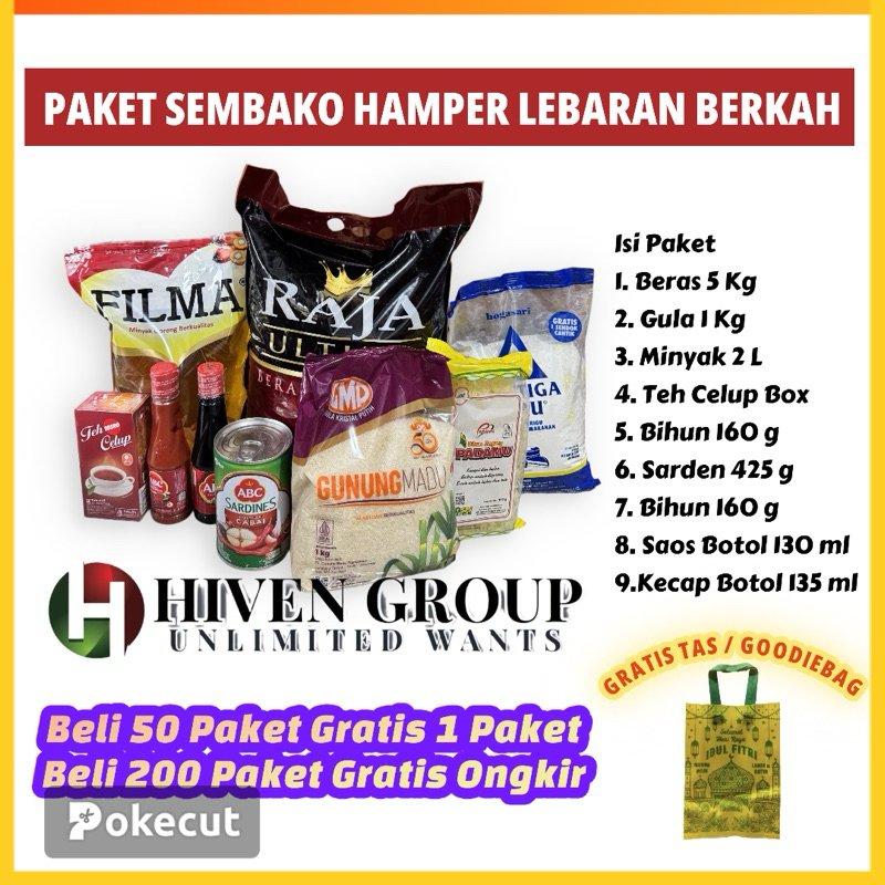 

PAKET SEMBAKO HAMPER LEBARAN BERKAH