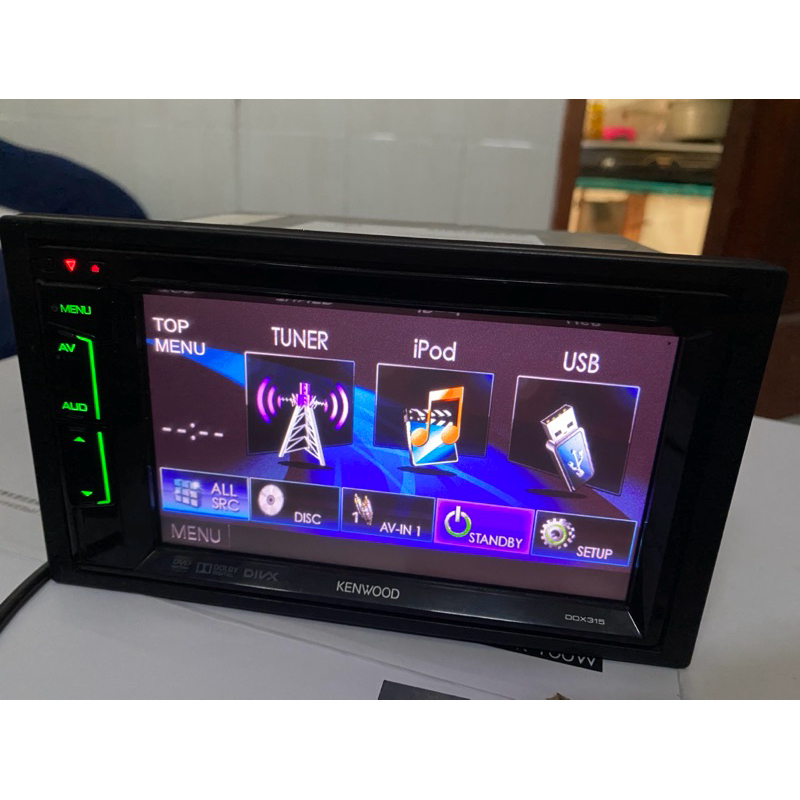 head unit kenwood ddx 315 bekas