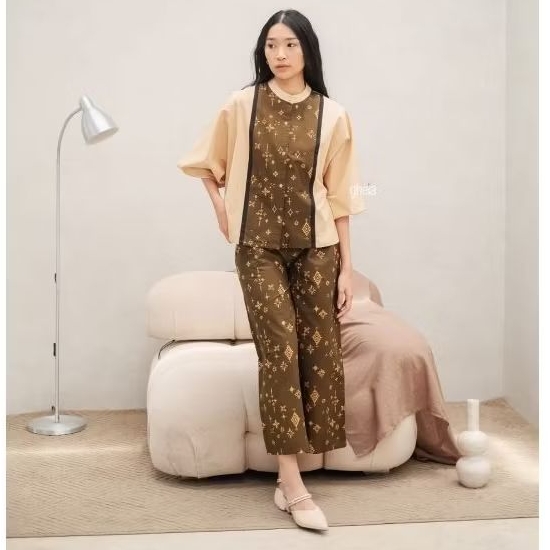 Batik Gheia - Raya Series one set blouse n celana