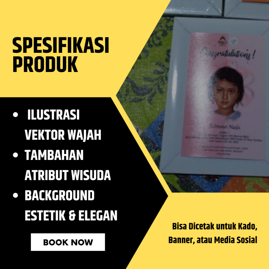 Dianic Desain Foto Karikatur / Vektor Wajah