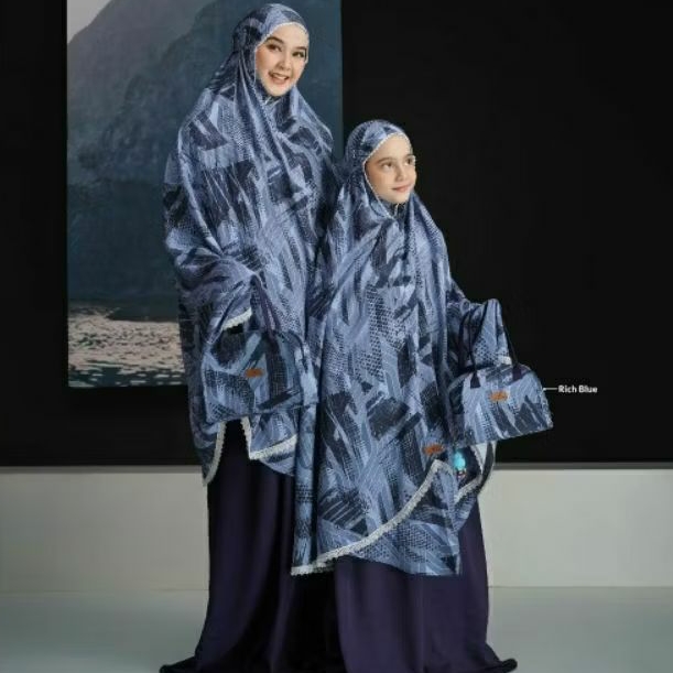 HANINNA AFSHEEN MUKENA COUPLE TERBARU NADHEERA LUXURY ORI READY STOK PROMO