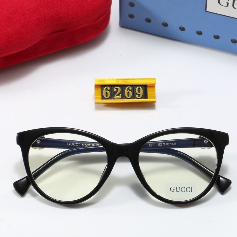 Kacamata Gucc Kacamata Classic Round Frame Kacamata Pria Kacamata Wanita Import  【STYLEURY_ID】