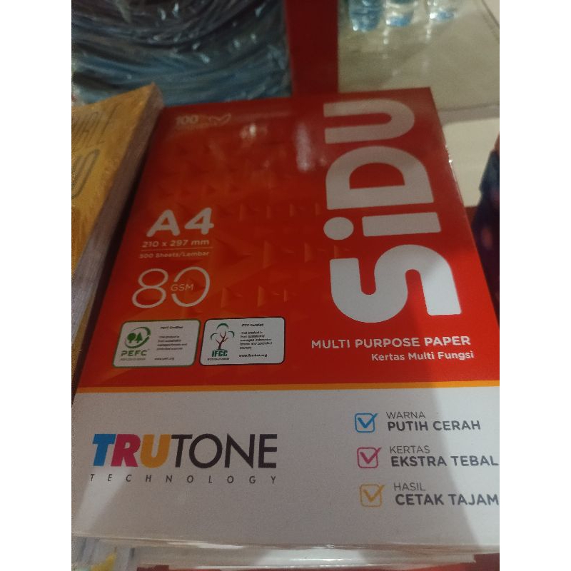 

Kertas HVS Sidu A4 80 GSM