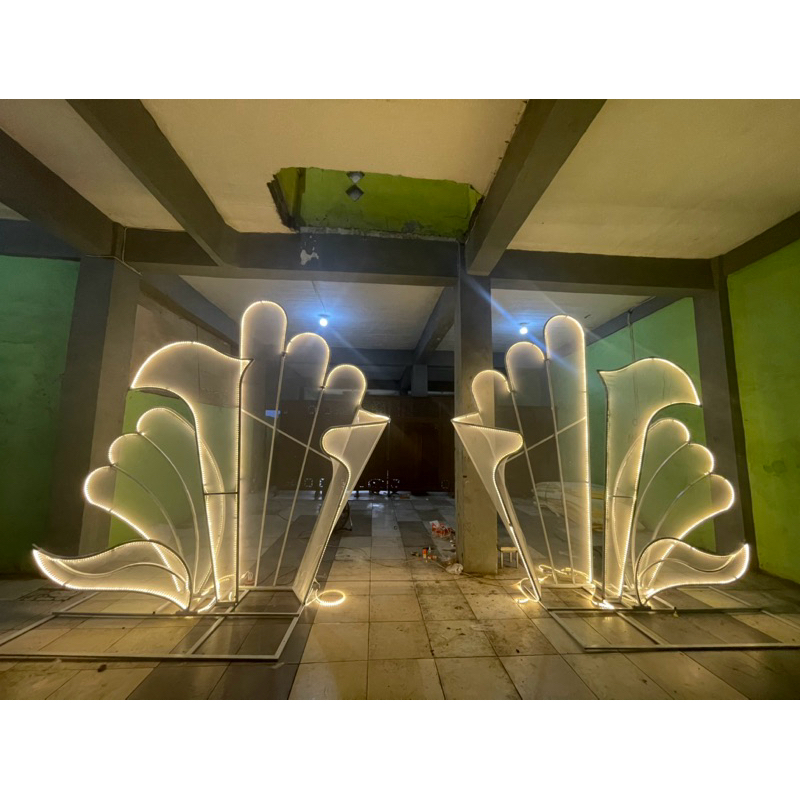 Tirai lampu Dekorasi/accsories Dekorasi pelaminan/Lampu LED/Dekor/backdrop dekor