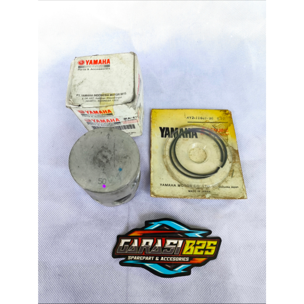 Piston 3KA Set Ring Seher 4Y2 Japan Rx King OS 50 Original Yamaha NOS