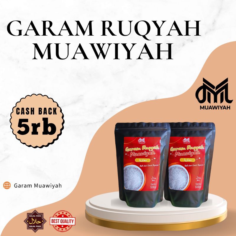 

Garam Ruqyah Muawiyah Original ( garam mandi dan tabur )