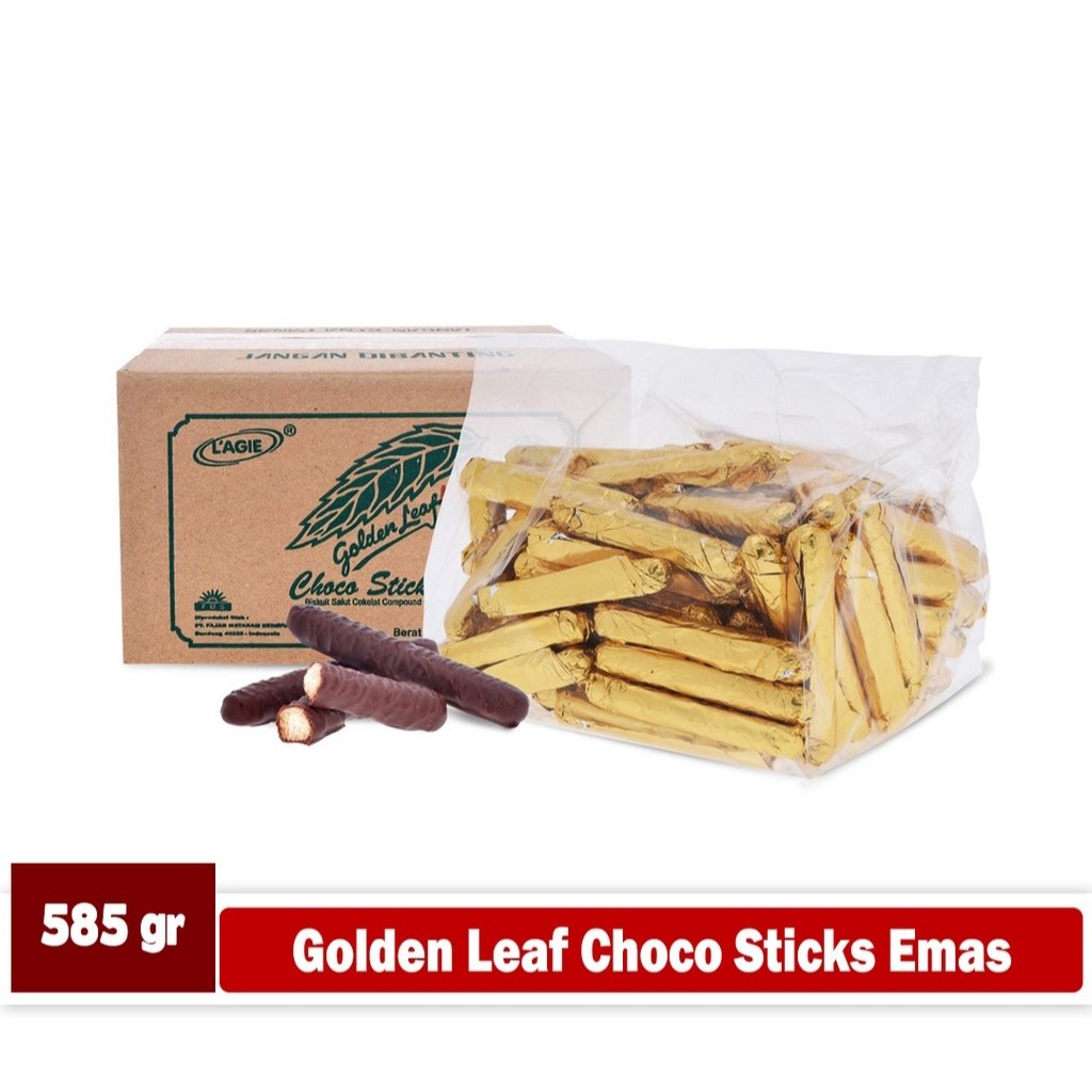

Lagie Coklat Stik Biskuit Golden Leaf Warna 585 gr Coklat Sticks